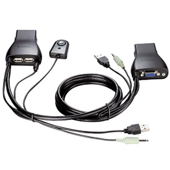 D-Link - KVM-221 - התמונה להמחשה בלבד